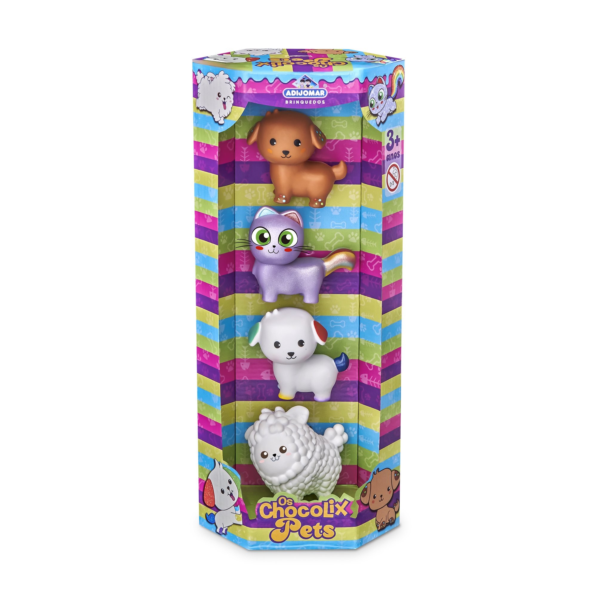 Chocolix Pets - Docecookie, Arco-iris, Melodia e Fofíssimo